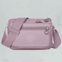Waterproof Shoulder Bag for Women Nylon Lightweight Crossbody Bag Adjustable Strap Mini Purse for Daily