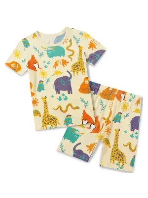 babee Reshinee Soft & Cozy Bamboo Pjs for Toddler Boys Play – Temp-Sensing Keeps Kids Cool in Summer, Tagless for Ultimate ...