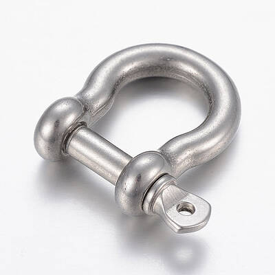 Tarnish Resistant 304 Stainless Steel D-Ring Anchor Shackle Clasps