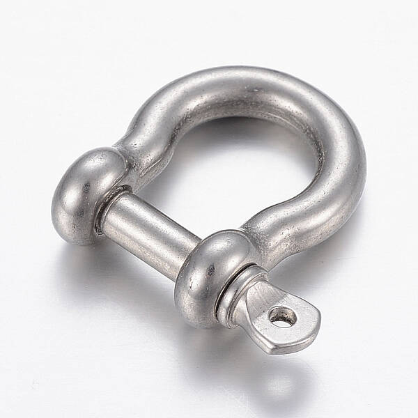 Tarnish Resistant 304 Stainless Steel D-Ring Anchor Shackle Clasps