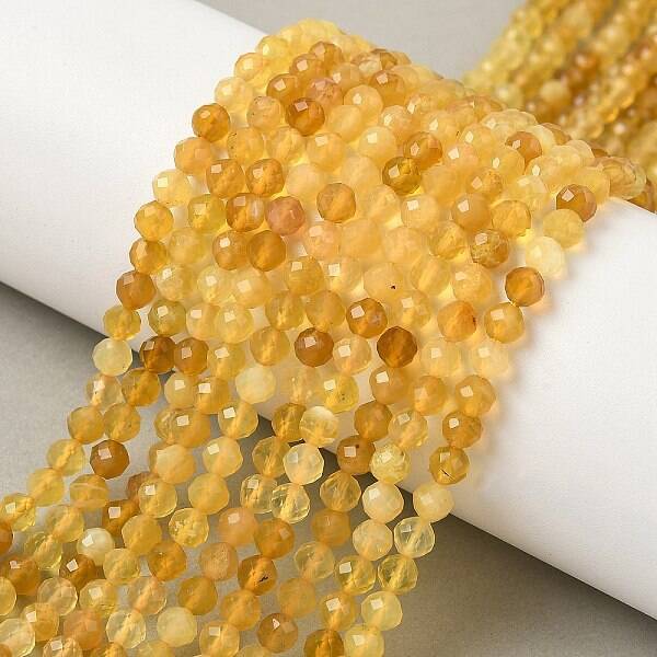 Natural Yellow Opal Beads Strands