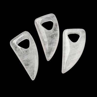 Natural Quartz Crystal Pendants