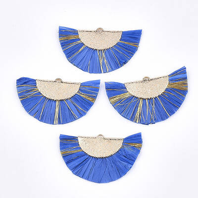 Raffia Tassel Pendants