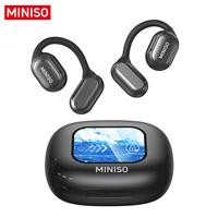 MINISO X30 OWS Open Ear Bluetooth Earbuds HIFI Sound Quality IPX5 Waterprooof Wireless Headphones Touch Control Built-in Mic ...