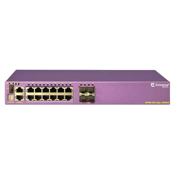 16531 Extreme Networks 48 x Ports 1000Base-T RJ-45 PoE+ + 2 x Ports SFP + 6 x Ports SFP Combo Layer 3 Managed Gigabit Etherne...