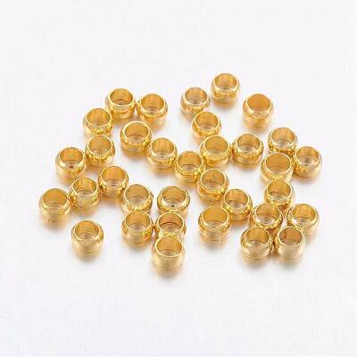 Brass Crimp Beads