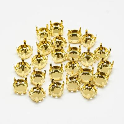 201 Stainless Steel Sew on Prong Settings