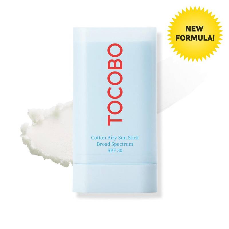 TOCOBO - Cotton Airy Sun Stick (Broad Spectrum/SPF50) 19g  MATTIFYING & SOOTHING KOREAN SUN STICK