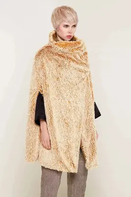 Grace Cape (Mustard) | size: one size