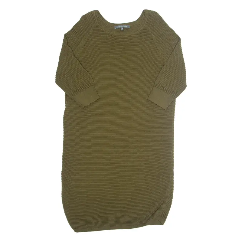 FRENCH CONNECTION Womens Jumper Dress Green Knee Length M