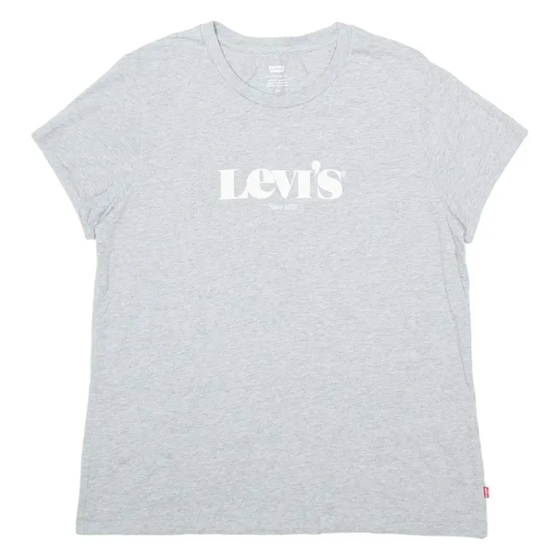 LEVI'S Womens T-Shirt Grey L