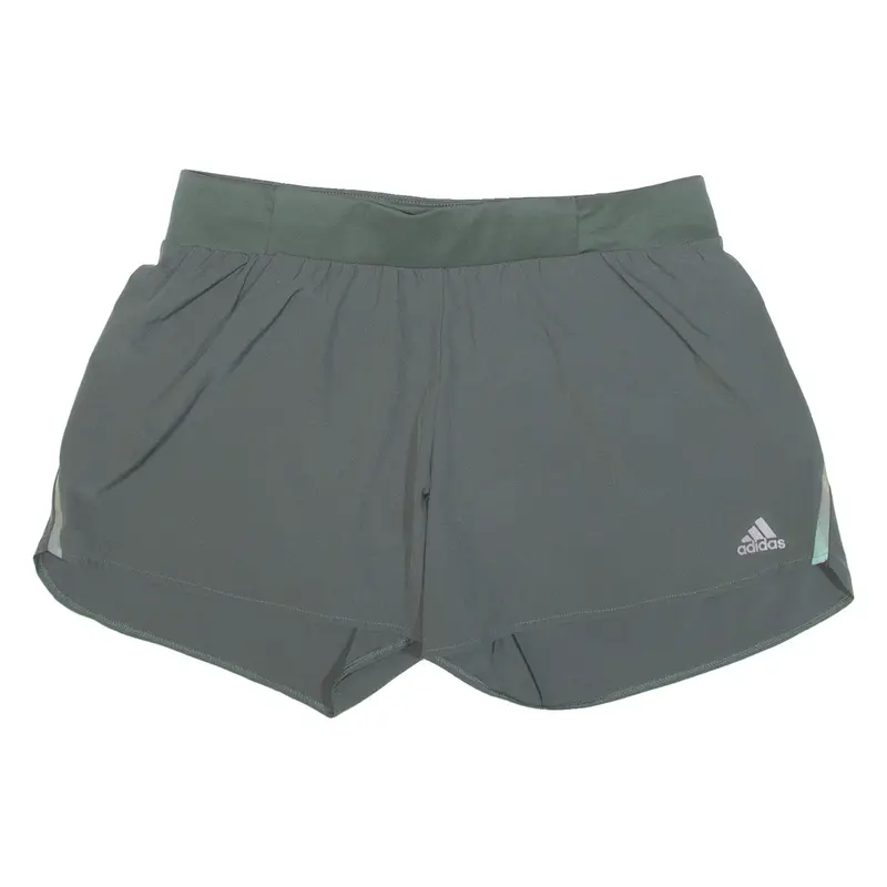 ADIDAS Running Womens Sports Shorts Green S W30