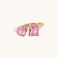 Kylie Rose Ring - Rose Gold Plated Stainless Steel
