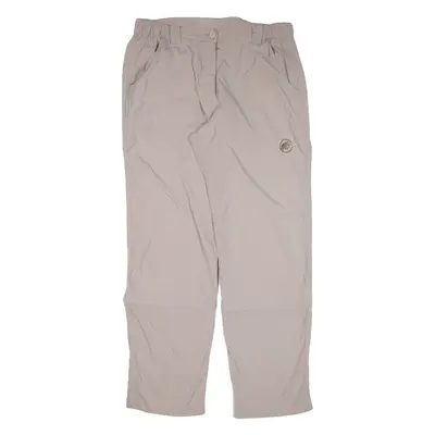 MAMMUT Womens Trousers Beige Relaxed Straight W32 L30