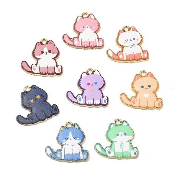 Alloy Enamel Pendants