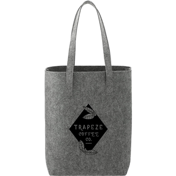 100 Promotional Recycled Felt Shopper Tote - Eco-Friendly & ...