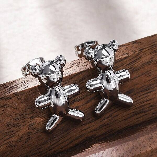 Brass Stud Earrings