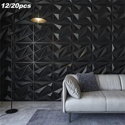 3D Wall Panel for Room Decor, PVC Waterproof Moisture-Proof Wall Panels for Indoor Wall Decor Decoration, Home Decor Supplies...