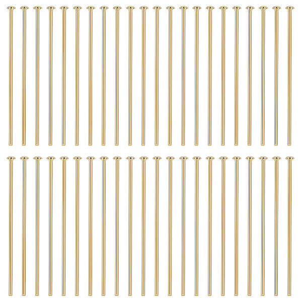 4 Bags Brass Flat Head Pins