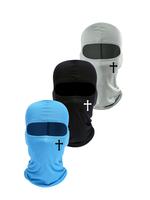 Cross Print Balaclava Hat, Breathable Face Mask, Outdoor Cycling Face Cover for Men & Women, Fashion Accessories for Daily We...