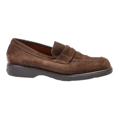 FLEXA Loafer Shoes Brown Leather Womens UK 2.5