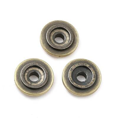 Tibetan Style Rack Plating Brass Bead