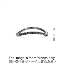 18K Black Gold Black Diamond Ring