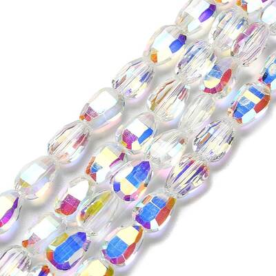 Electroplate Glass Beads Strands
