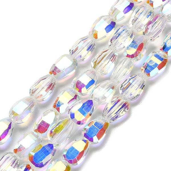 Electroplate Glass Beads Strands