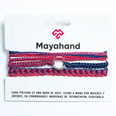 Guatemalan Sisterhood Bracelets - Blue