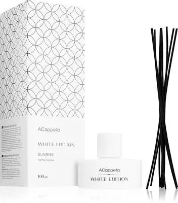 ACappella White Edition Sunrise aroma diffuser with 100 ml refill