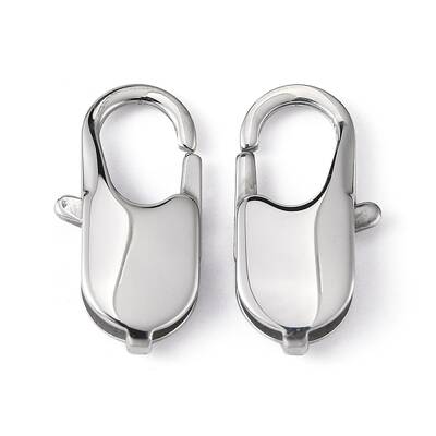 Tarnish Resistant 201 Stainless Steel Lobster Claws Key Clasps