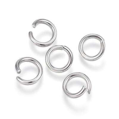 Non-Tarnish 304 Stainless Steel Open Jump Rings