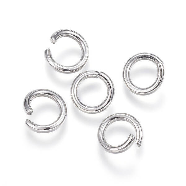 Non-Tarnish 304 Stainless Steel Open Jump Rings