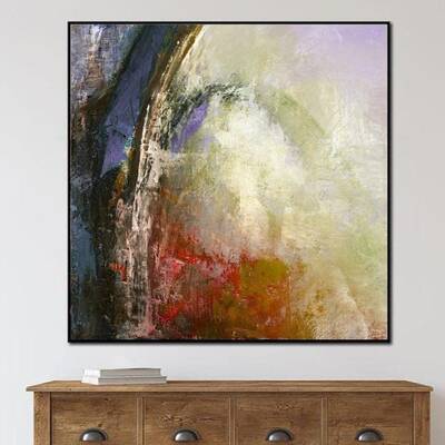 Abstract Oil Painting On Canvas Extra Large Colorful Wall Art Abstract Original Abstract Painting | NEW BEGINNING