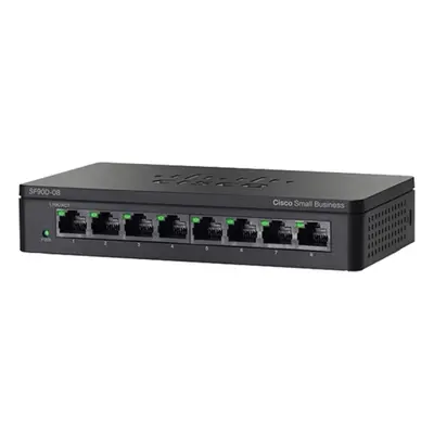 SF90D-08 Cisco 90 Series 8 x Ports 10/100Base-T Unmanaged Fast Ethernet Network Switch