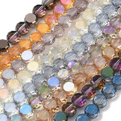Electroplate Glass Beads Strands