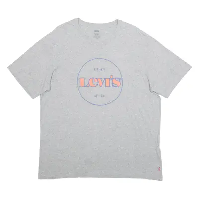 LEVI'S Mens T-Shirt Grey L
