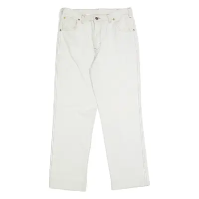 CV Womens Trousers White Regular Straight W30 L23