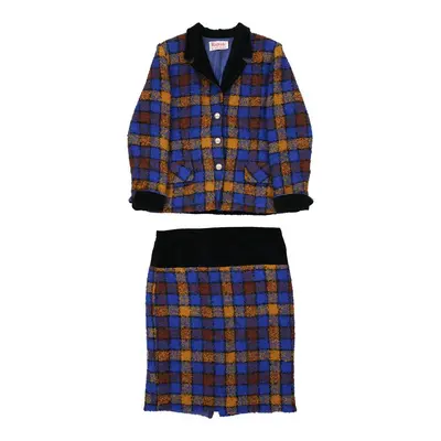 Risposte Di Laura Biagiotti Full Suit - Large Blue Wool