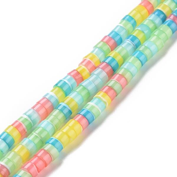 Natural Trochid Shell Beads Strands