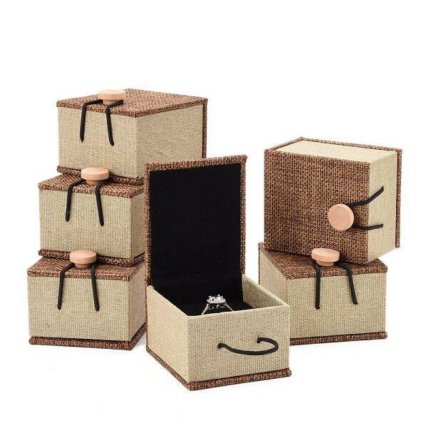 Rectangle Wooden Ring Boxes