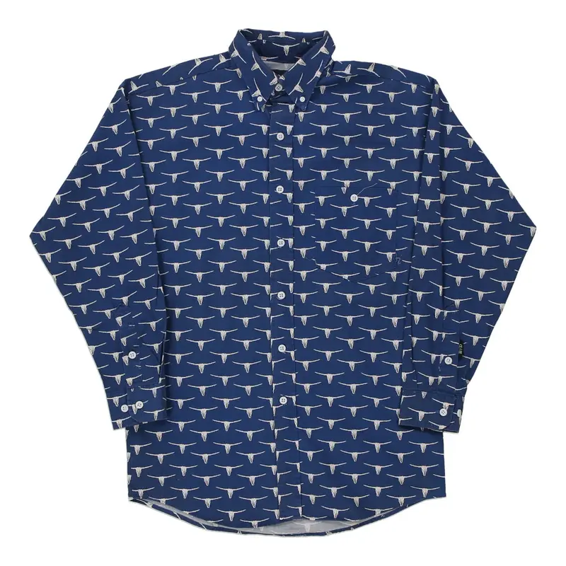 Brooks & Dunn Shirt - Small Blue Cotton