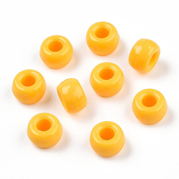 Opaque Plastic Beads