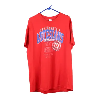 Martinsville Artisans Gildan Graphic T-Shirt - XL Red Cotton