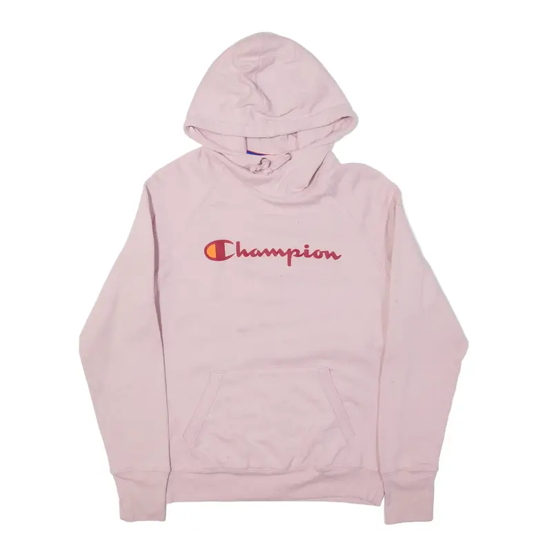 CHAMPION Hoodie Pink Pullover Womens S
