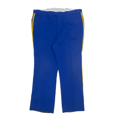 UNIFORMENFABRIK AG Suisse Workwear Uniform Trousers Blue Regular Wide-Leg Mens W40 L30