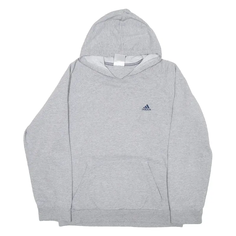ADIDAS Mens Grey Hoodie S