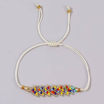 Bohemian Style Handmade Rainbow Arrow Bracelet for Women
