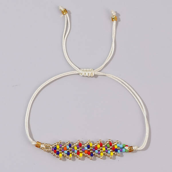 Bohemian Style Handmade Rainbow Arrow Bracelet for Women